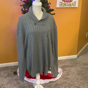 NWT Nautica Men’s Size XXL Grey Sweater, Perfect for the Holidays
